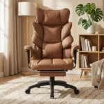 EP Magna Fotel biurowy ergonomiczny obrotowy brązowy