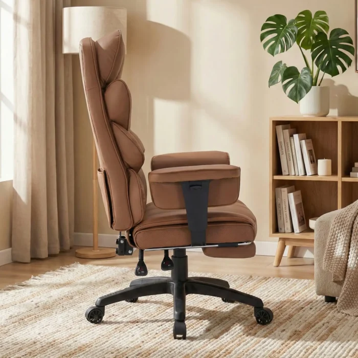 EP Magna Fotel biurowy ergonomiczny obrotowy brązowy - obrazek 3