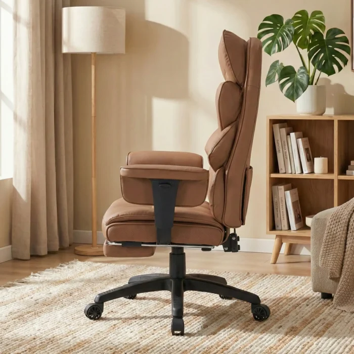 EP Magna Fotel biurowy ergonomiczny obrotowy brązowy - obrazek 6