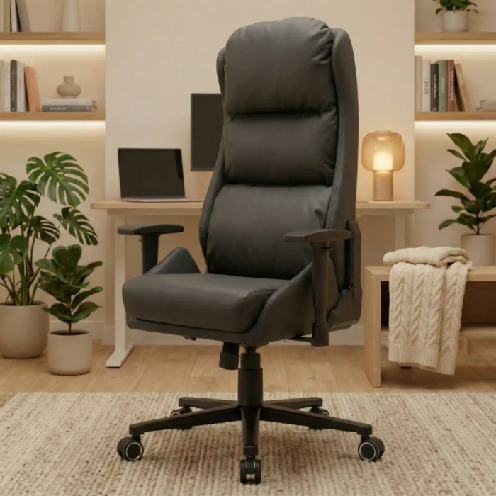 EP Elvon fotel biurowy ergonomiczny super-sofa czarny - obrazek 6