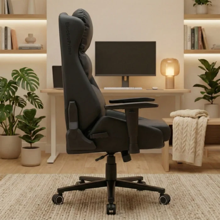 EP Elvon fotel biurowy ergonomiczny super-sofa czarny - obrazek 3