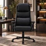 EP Elvon fotel biurowy ergonomiczny super-sofa czarny