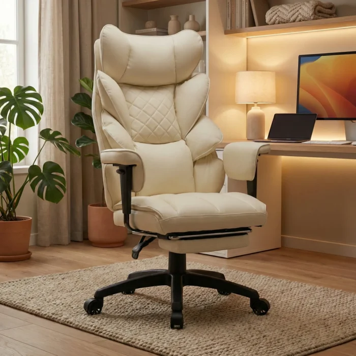 EP Magna Fotel biurowy ergonomiczny obrotowy beżowy - obrazek 2