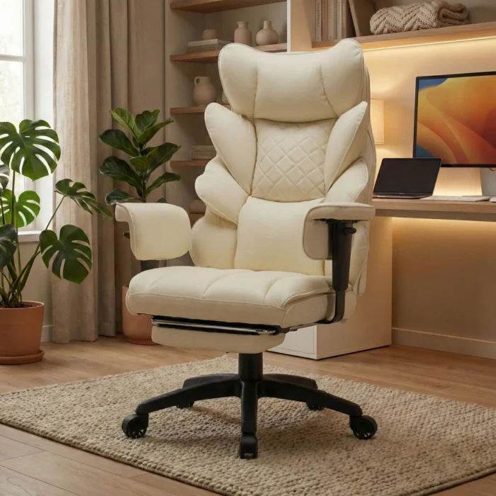 EP Magna Fotel biurowy ergonomiczny obrotowy beżowy - obrazek 6