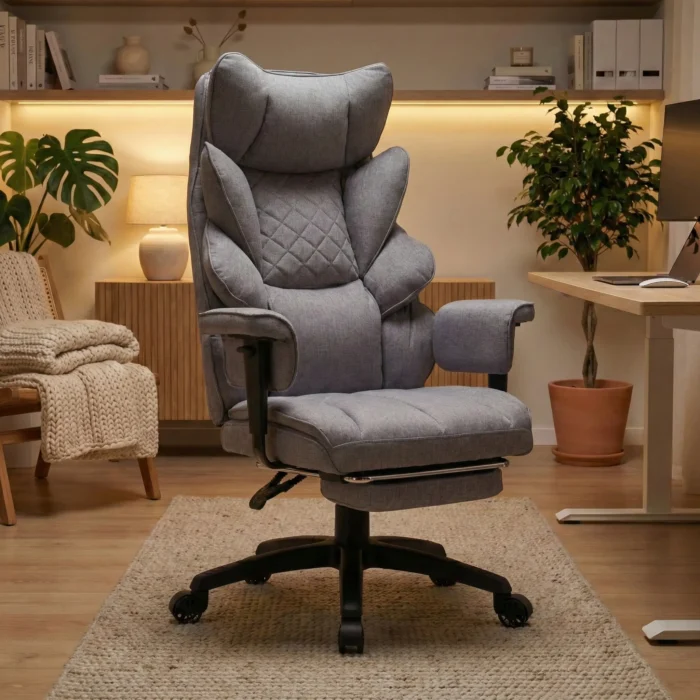 EP Magna Fotel biurowy ergonomiczny obrotowy szary - obrazek 2