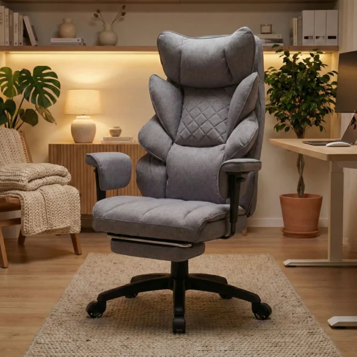 EP Magna Fotel biurowy ergonomiczny obrotowy szary - obrazek 7