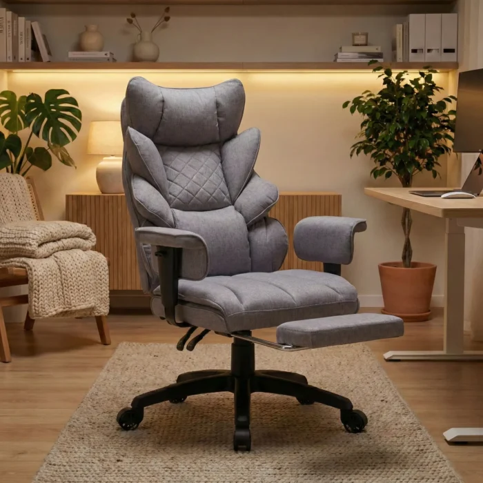 EP Magna Fotel biurowy ergonomiczny obrotowy szary - obrazek 3