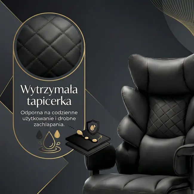 Wodoodporny materiał fotela biurowego EP Magna