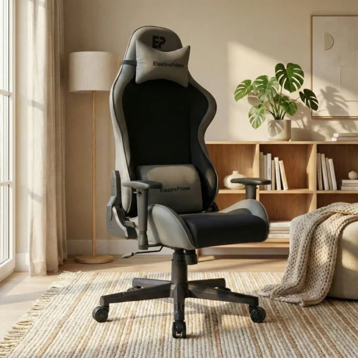 EP Ignis Fotel gamingowy szaro-czarny - obrazek 2