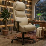 EP Elvon fotel biurowy ergonomiczny super-sofa beżowy - obrazek 2