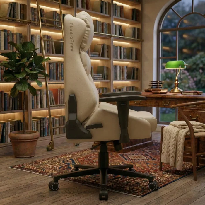 EP Elvon fotel biurowy ergonomiczny super-sofa beżowy - obrazek 3