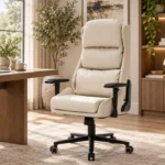 EP Elvon fotel biurowy ergonomiczny super-sofa beżowy - obrazek 3
