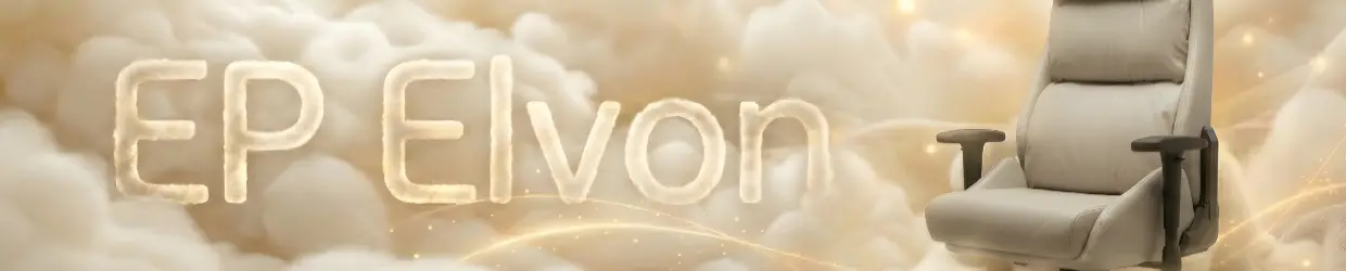 EP Elvon fotel biurowy ergonomiczny beżowy