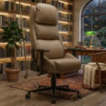 EP Elvon fotel biurowy ergonomiczny super-sofa kremowy - obrazek 2