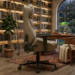 EP Elvon fotel biurowy ergonomiczny super-sofa kremowy - obrazek 3