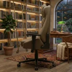 EP Elvon fotel biurowy ergonomiczny super-sofa kremowy - obrazek 5