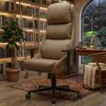 EP Elvon fotel biurowy ergonomiczny super-sofa kremowy - obrazek 6