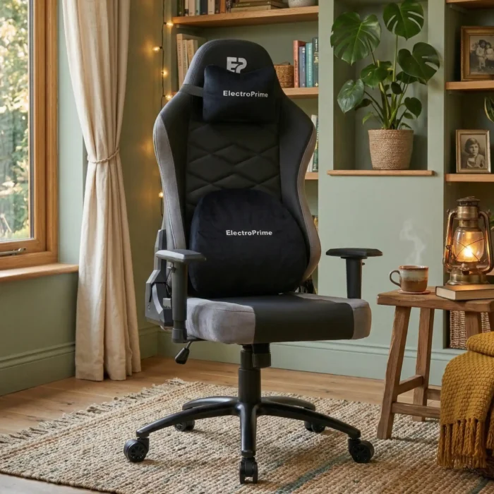 EP Nova fotel gamingowy szaro-czarny - obrazek 2