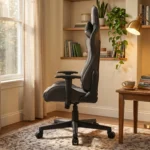 EP Terra fotel gamingowy szaro-czarny tkanina - obrazek 4