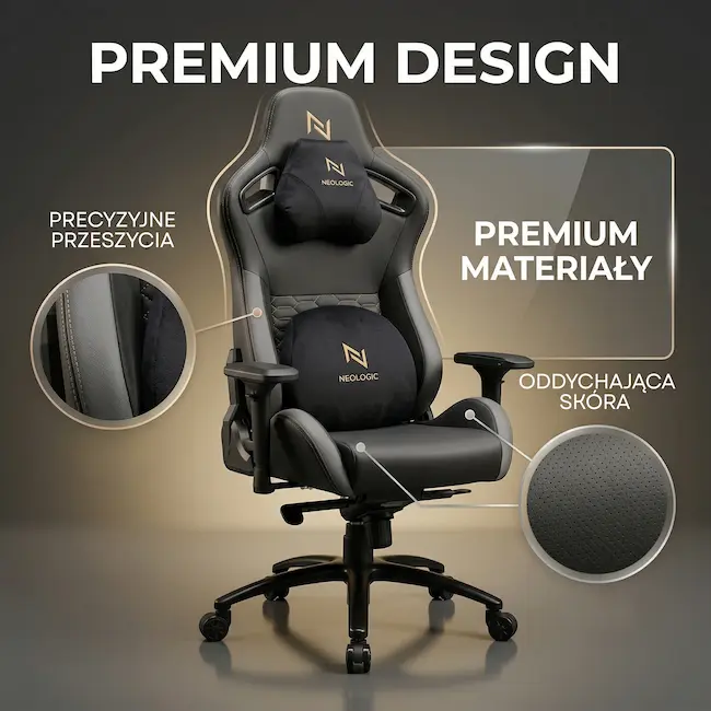 Design klasy premium materiały fotel Neologic Antares XL