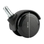 Zestaw 5 kółek do krzeseł – średnica 50 mm - obrazek 3