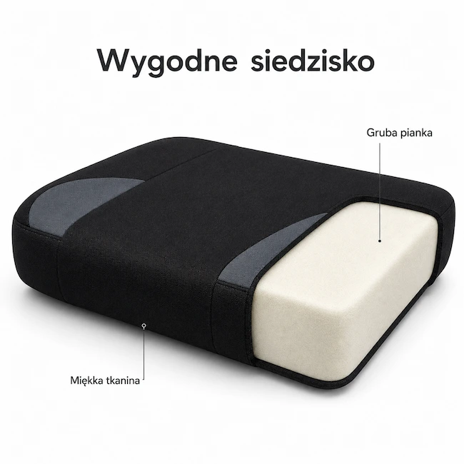 Grube i wygodne siedzisko z pianki fotel EP Hades