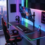 Regulowany uchwyt zacisk biurkowy do monitora VESA 400 mm - obrazek 3