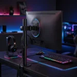 Regulowany uchwyt zacisk biurkowy do monitora VESA 400 mm - obrazek 5